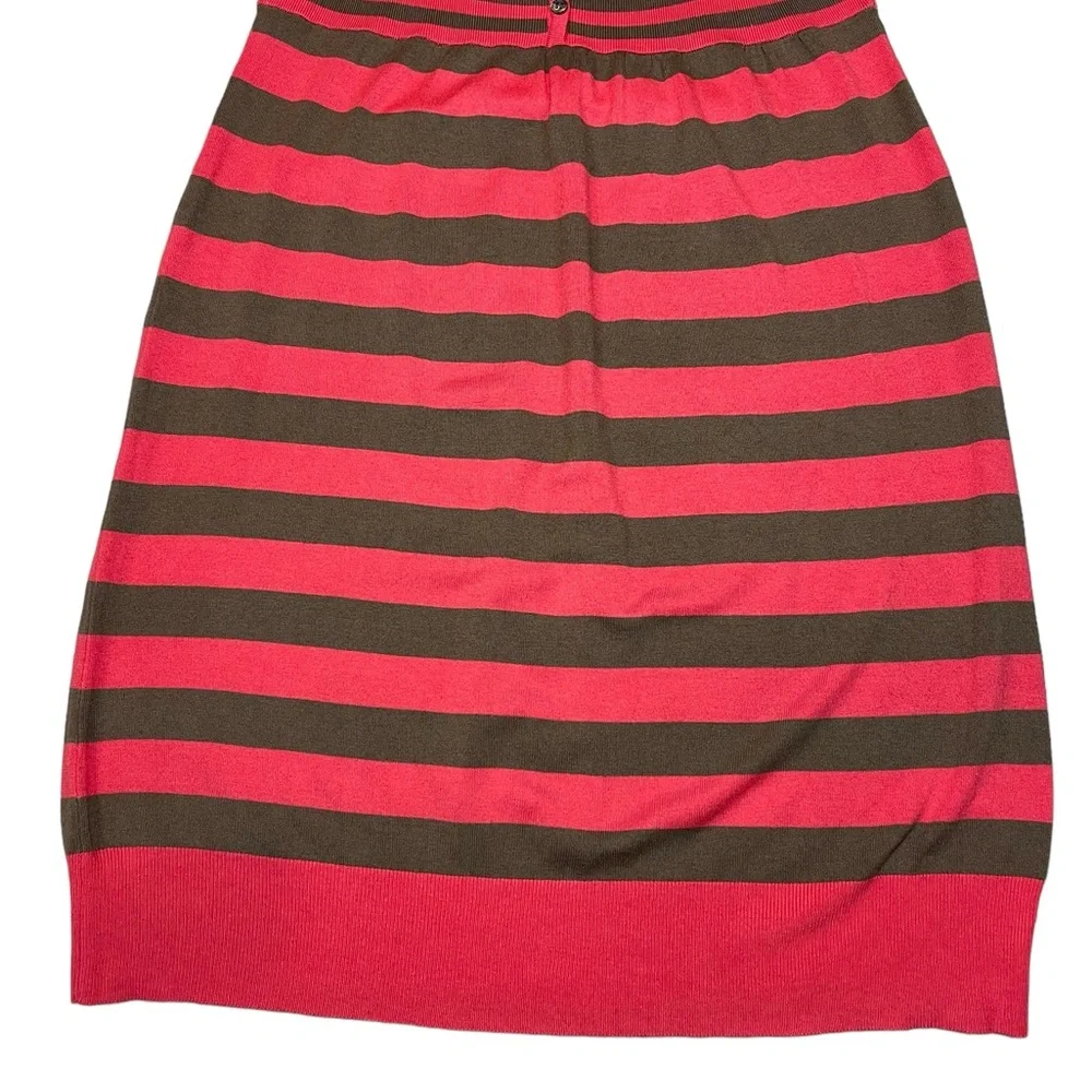 ⚡️SOLD⚡️Trina Turk Vintage Y2K Striped Slip Strappy Silk Blend Knit Dress Pink - Picture 3 of 16